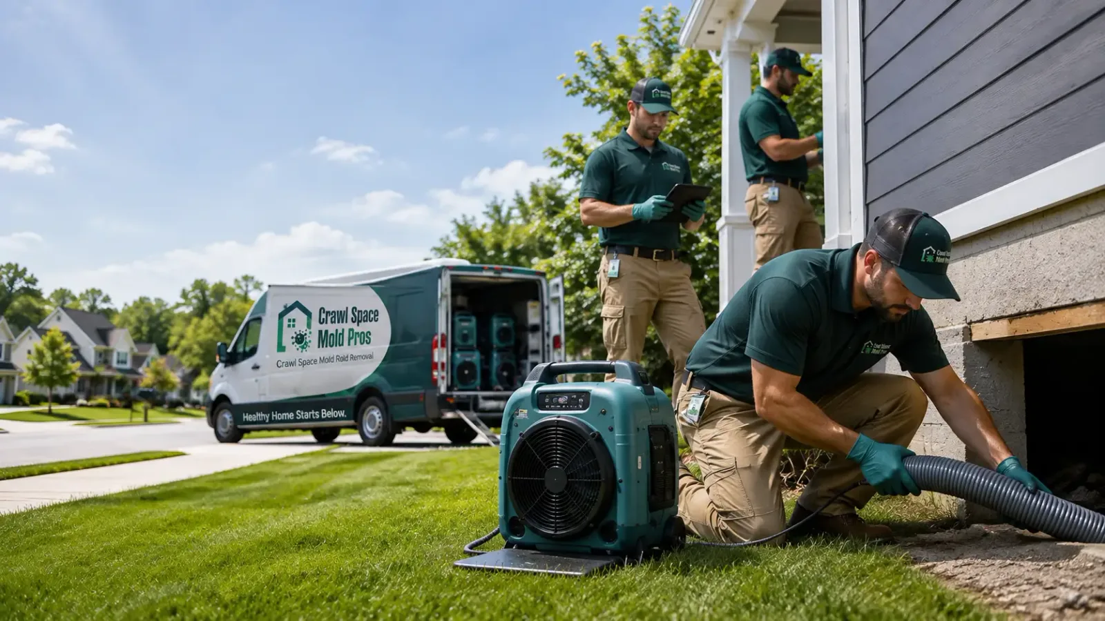 Crawl Space Mold Removal in Strasburg, ND